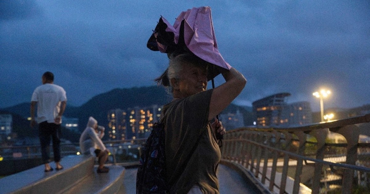 Weaker Ragasa pushes across China's southern coast toward Vietnam after causing flooding